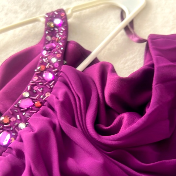 Purple Cocktail/Party Dress - Picture 5 of 8